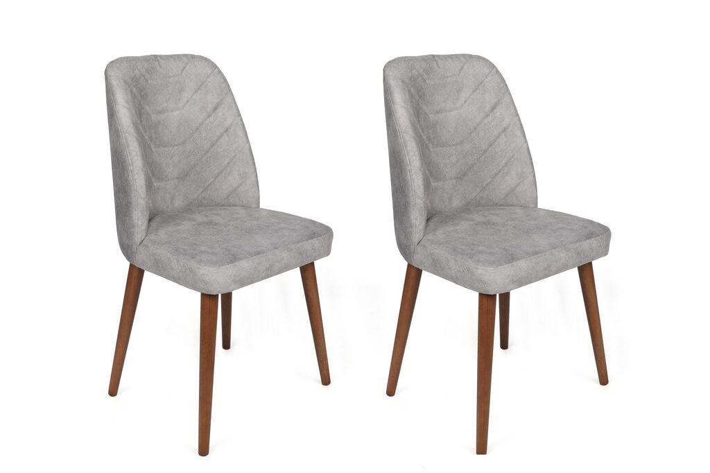 Hanah Home Set stolica Dallas-554 V2, 62x75x51.5 cm, 2 komada, Sive