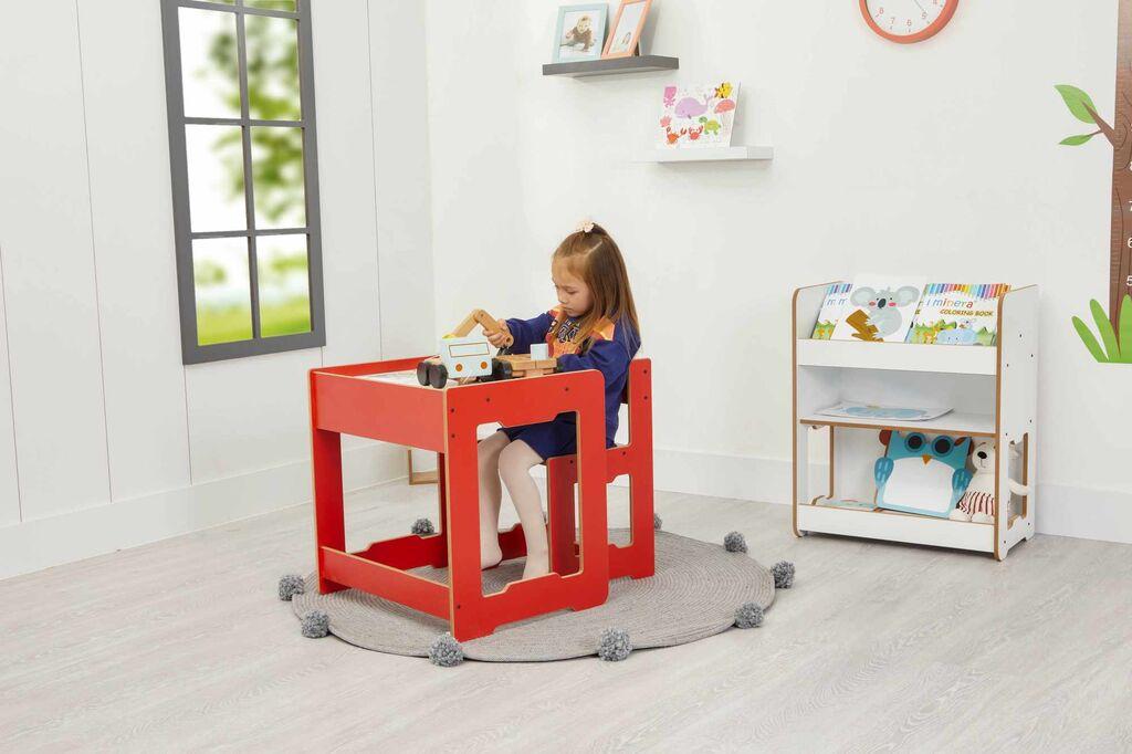 Hanah Home Polica za knjige, 57x70x34cm, Bela