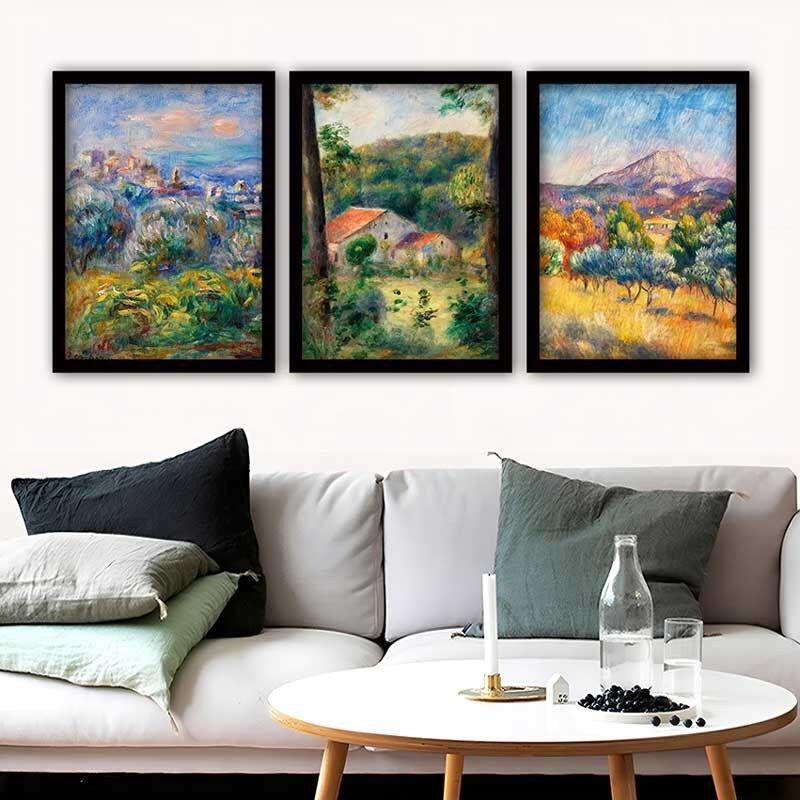 Wallity Set uramljenih slika 3SC_UN894988, 3 Dela