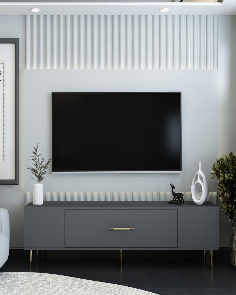 Hanah Home TV Komoda Dekos, 150x48,2x29,6 cm, Antracit