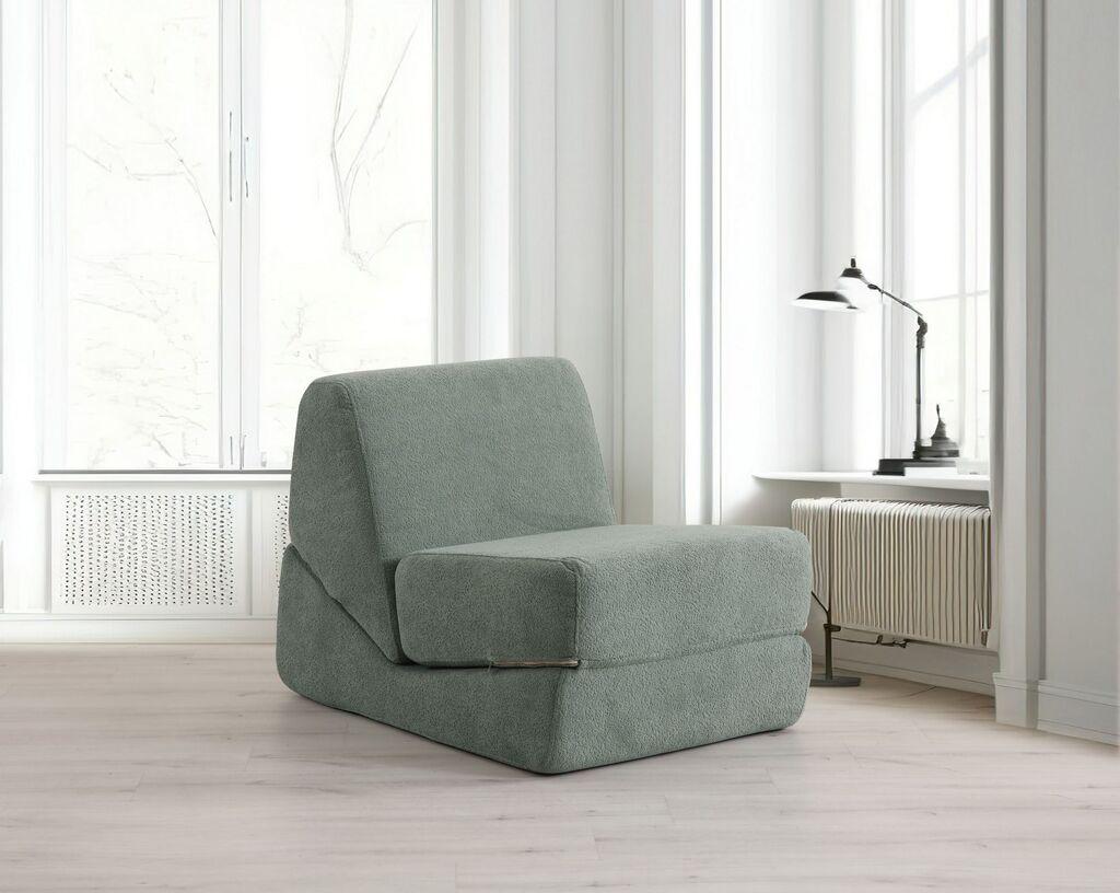 Atelier del Sofa Fotelja na razvlačenje Origami, 100x70x70cm, Zelena