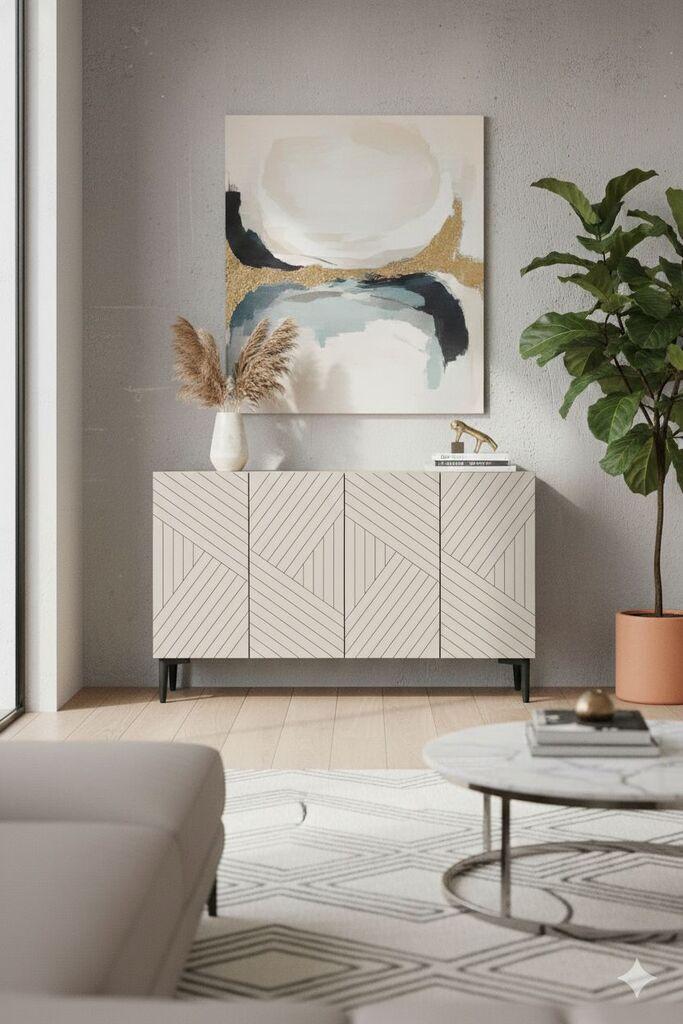 Hanah Home Komoda Ferro 120, Bež