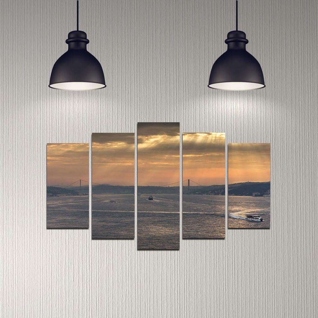 Wallity Set Slika 5DMDF-17, 5 Delova