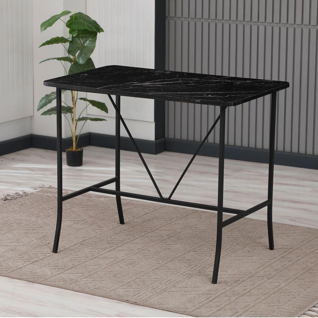 Hanah Home Barski sto Retro, Crni