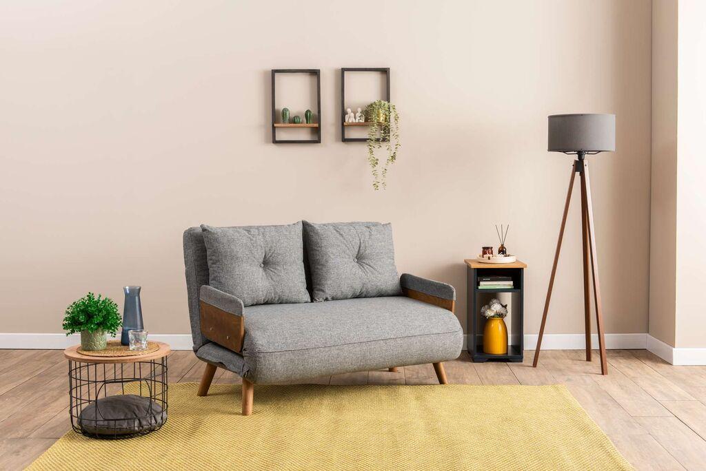 Atelier del Sofa Dvosed na razvlačenje Cosmo, 190x120x82cm, Sivi