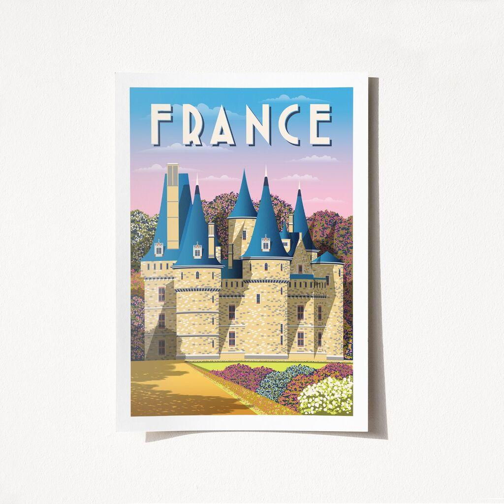 Wallity Poster France-1971, 29,7x42 cm