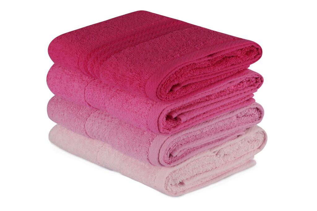 L'essentiel Maison Set peškira, 4 komada, Roze