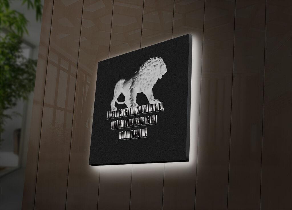 Wallity Slika sa LED osvetljenjem 4040DACT-53, 40x40 cm