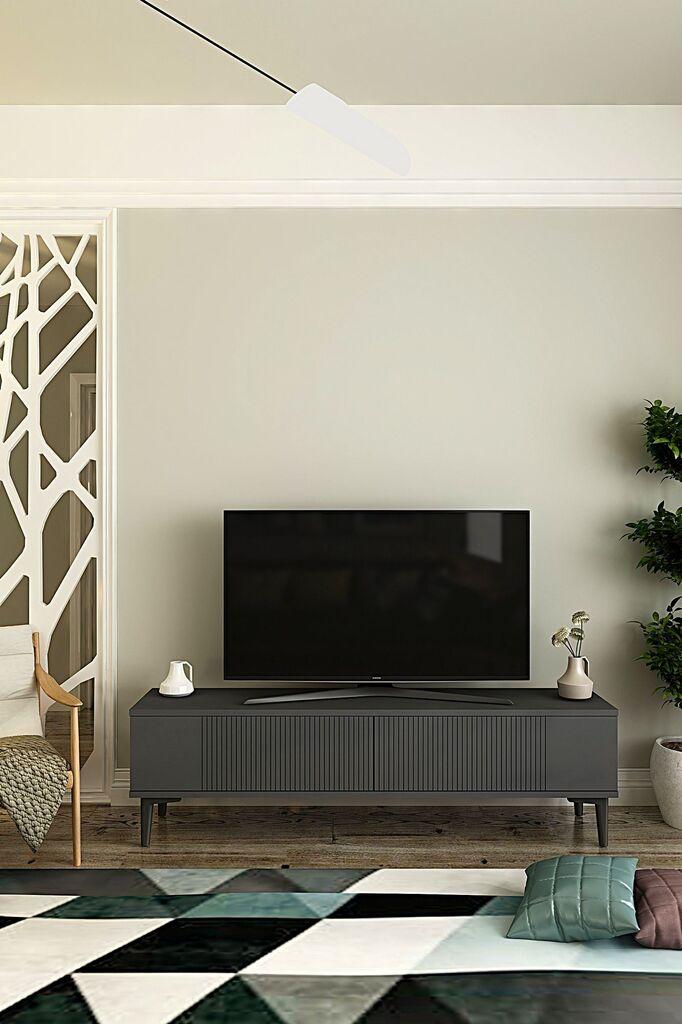 Hanah Home TV komoda Corsa 120, Antracit