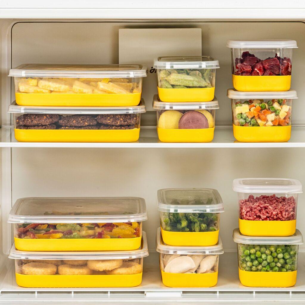 Hermia Set organizera za frižider, 12 komada, Žuti
