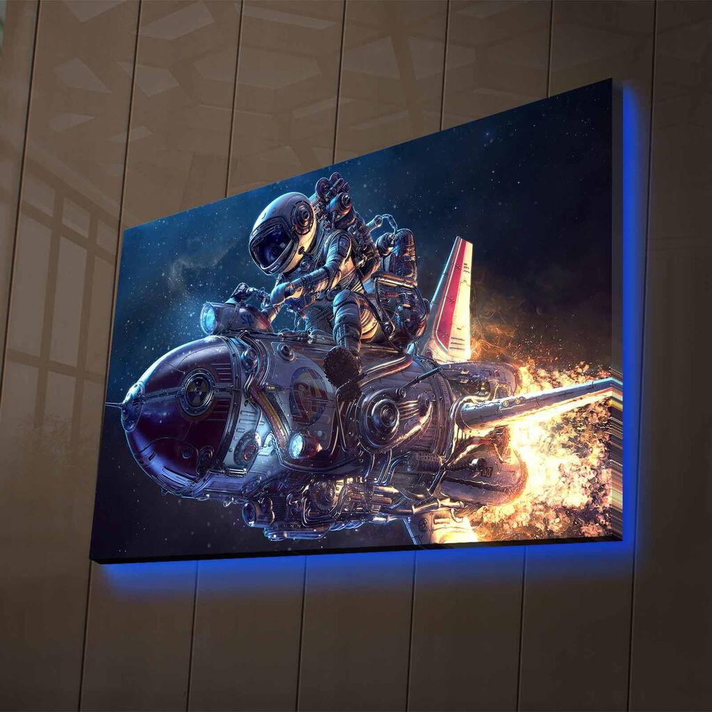 Wallity Slika sa LED osvetljenjem NASA-008, 45x70 cm