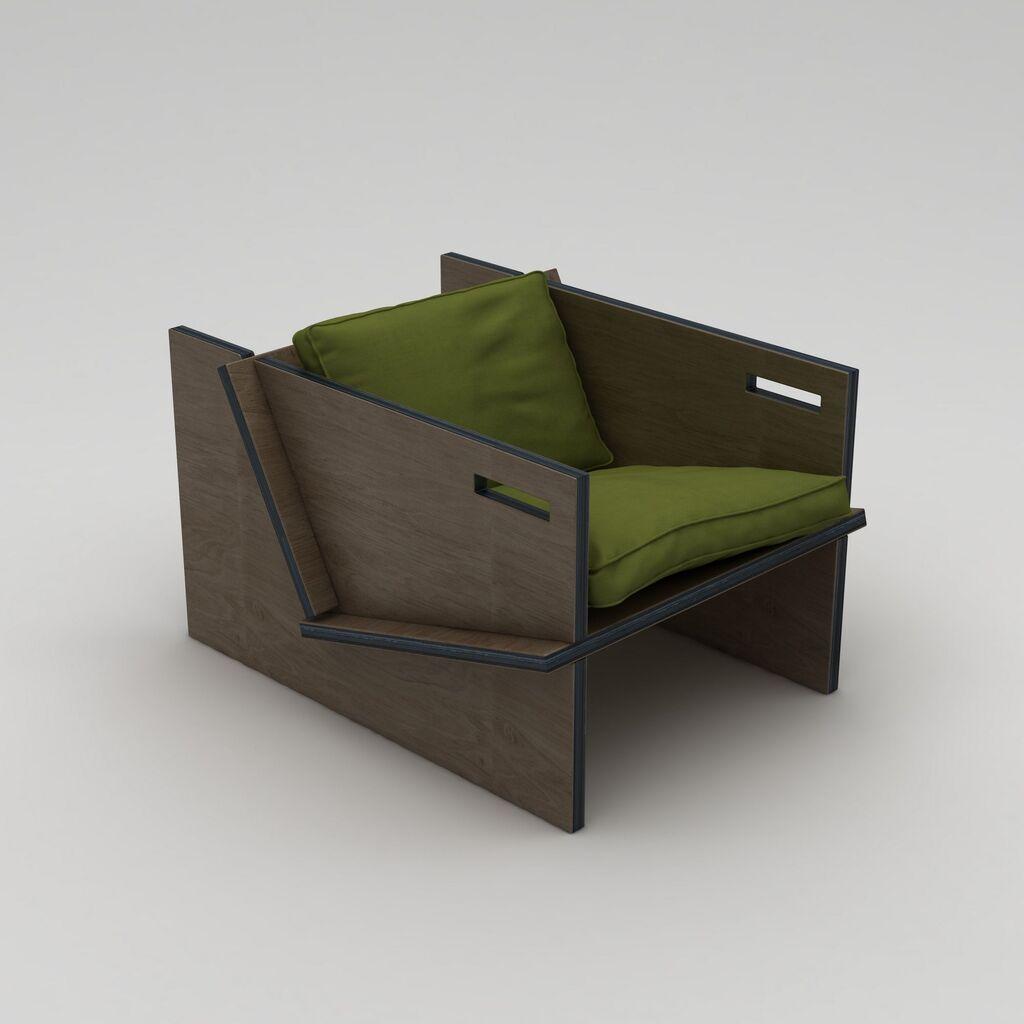 Hanah Home Fotelja Winner, 74x57x92 cm, Braon