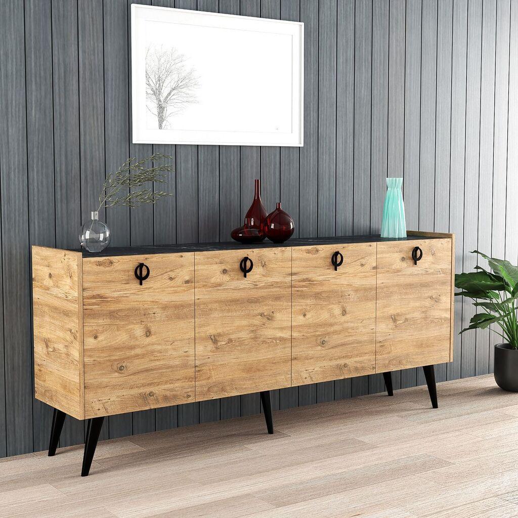 Hanah Home Komoda Kaya, Krem