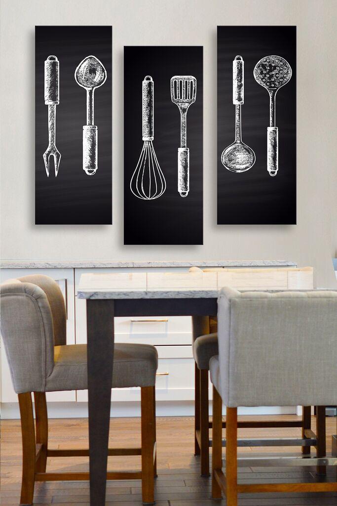 Wallity Set slika MDF0063, 3 Dela