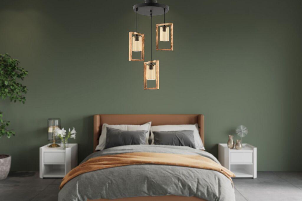 Opviq Luster Rectangle Triple B Glass, Crni
