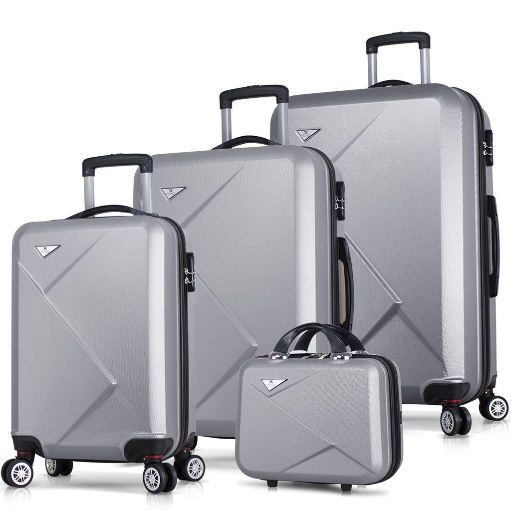 MyValice Set kofera 4964, 4 dela, Sivi