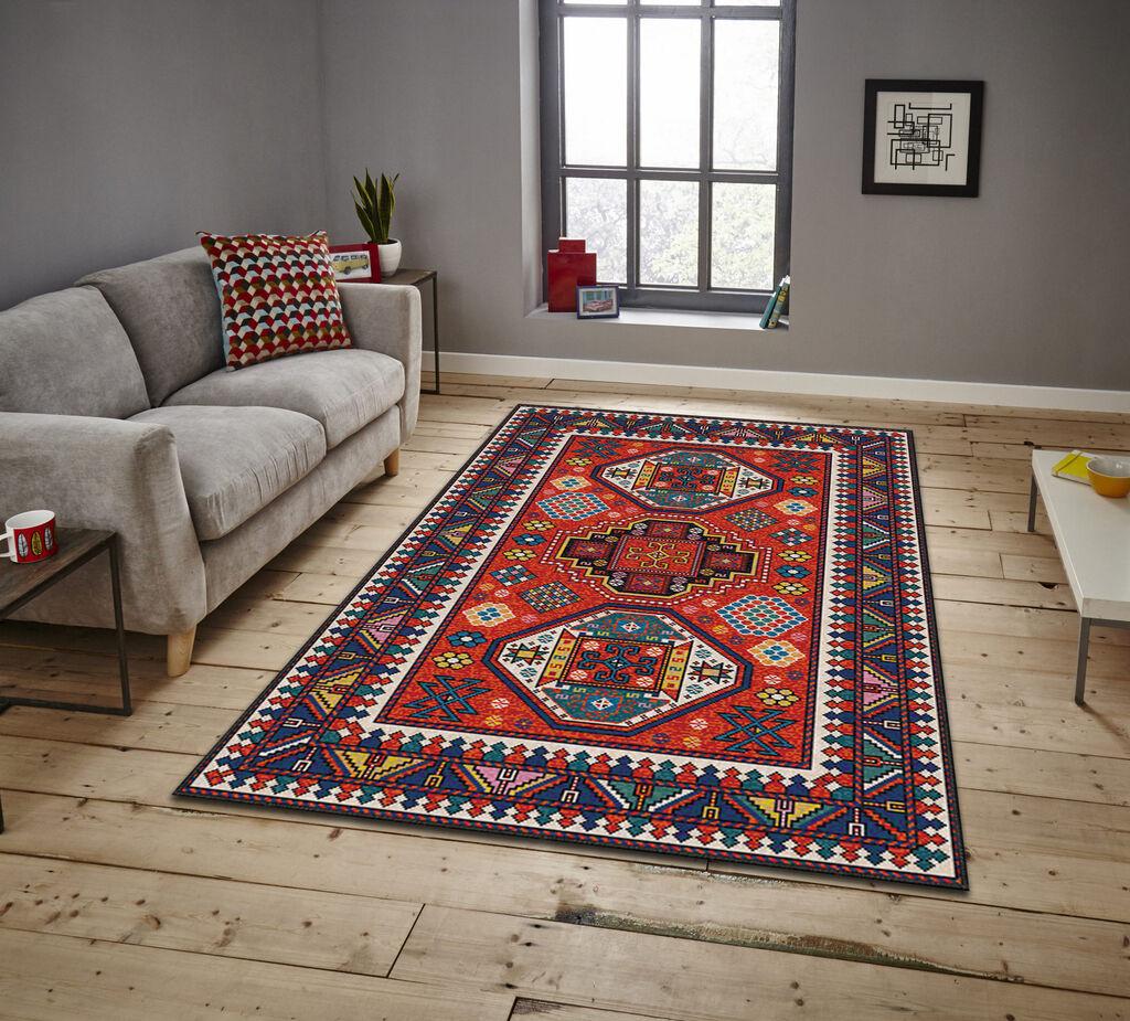 Conceptum Hypnose Tepih Asr Crpt-113, Pravougaoni, 80 x 140 cm, Šareni