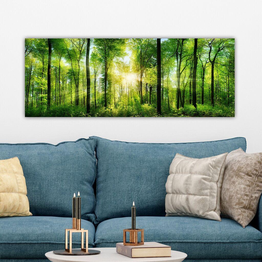 Wallity Dekorativna slika na platnu, 30x80cm, Šarena