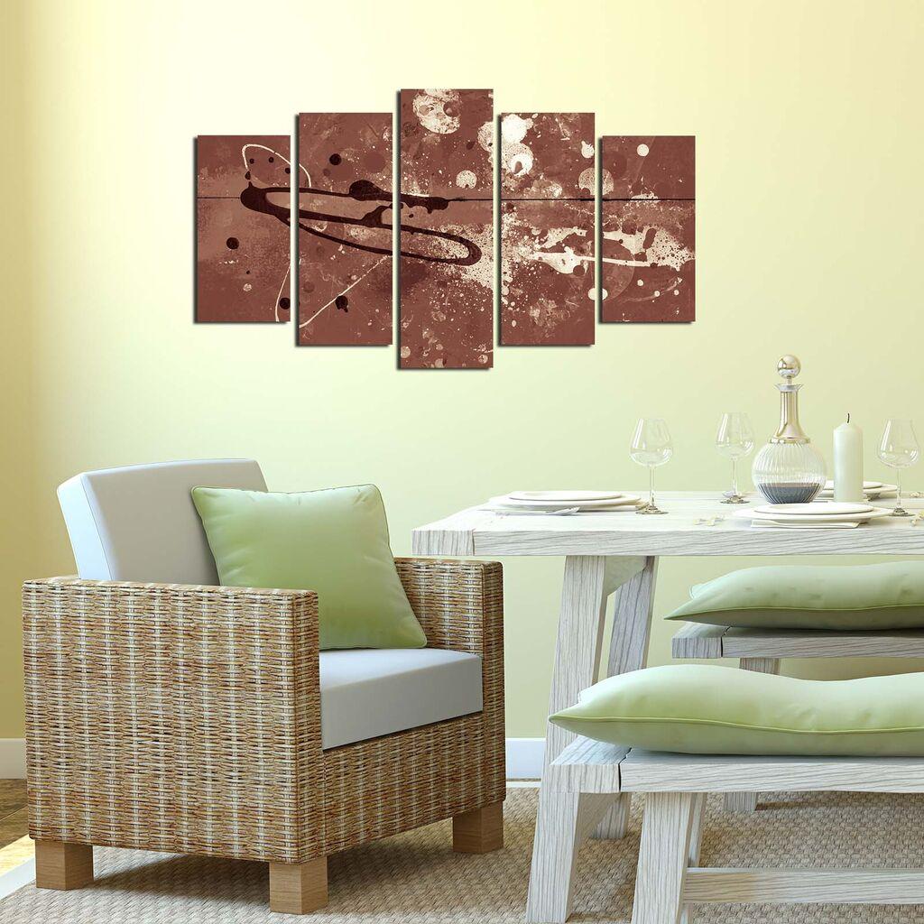Wallity Set Slika 5ABSMDF-31, 5 Delova