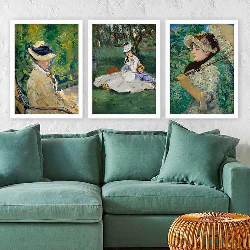 Wallity Set uramljenih slika 3BC_UN145358 , 3 Dela
