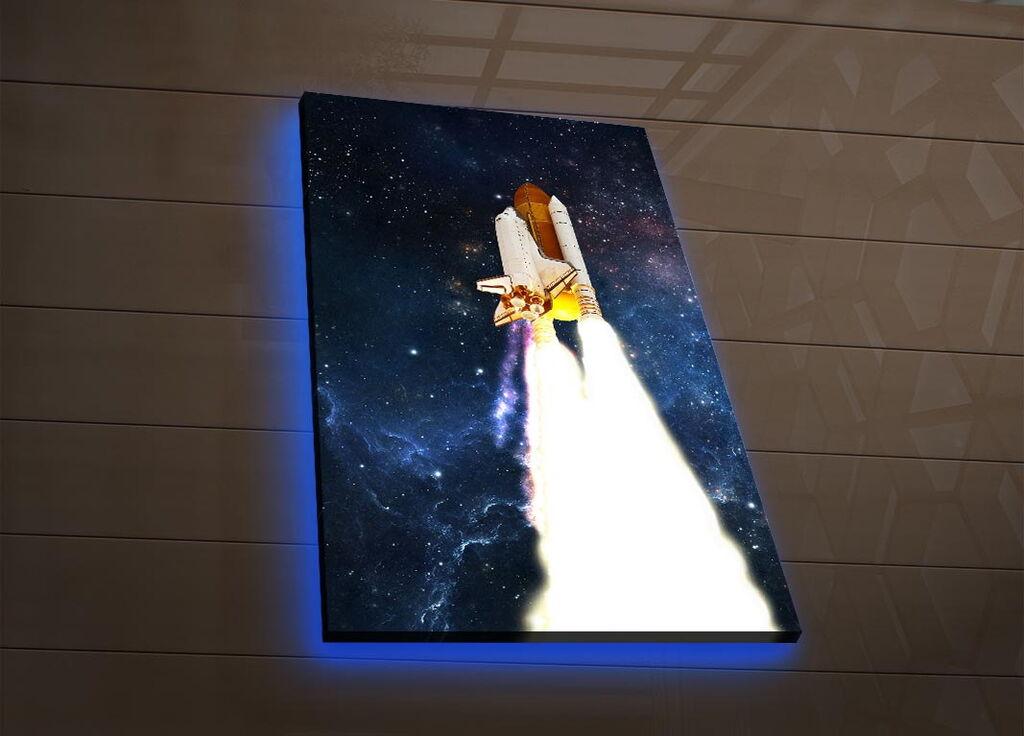 Wallity Slika sa LED osvetljenjem NASA-041, 45x70 cm