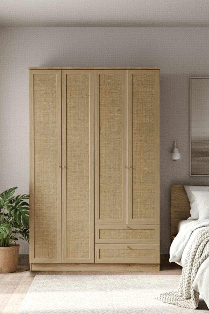 Hanah Home Ormar Baru 210, 137 x 210 x 52 cm, Bež