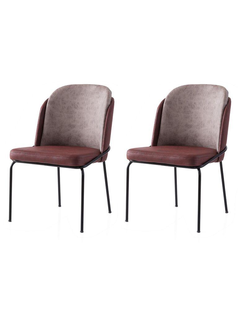 Hanah Home Set stolica Dore-197 V2, 70x47x98.5 cm, 2 komada, Crvene