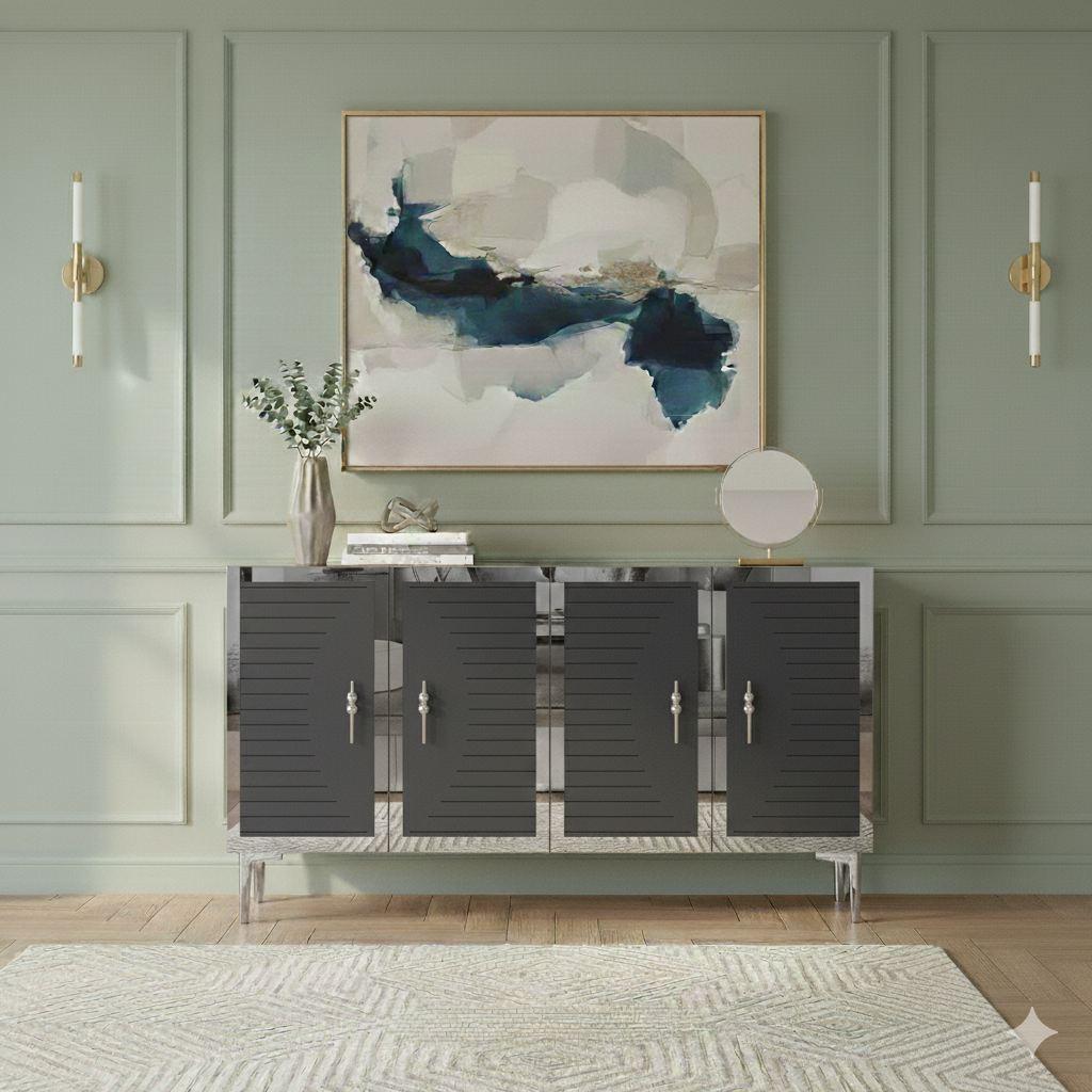 Hanah Home Komoda, 120x75x32cm, Antracit