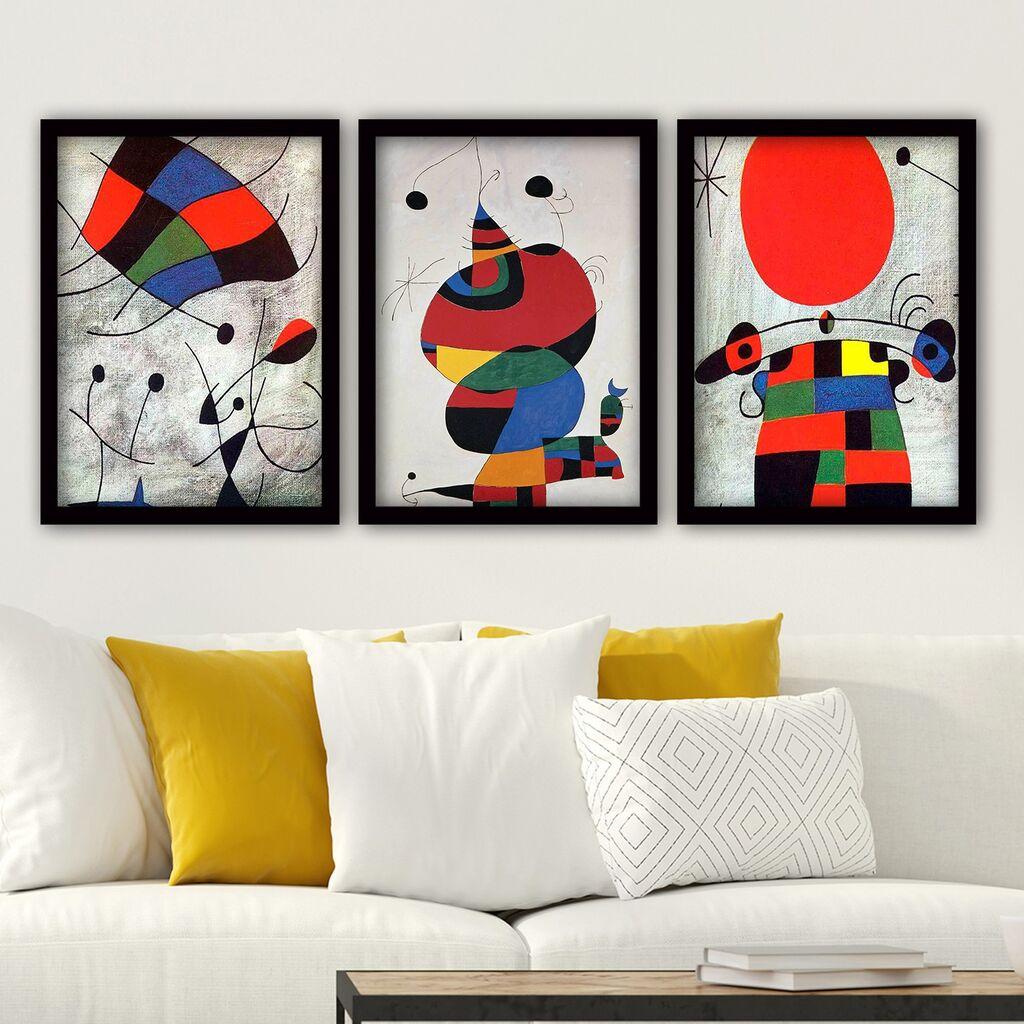 Wallity Set uramljenih slika 3SC191, 3 Dela