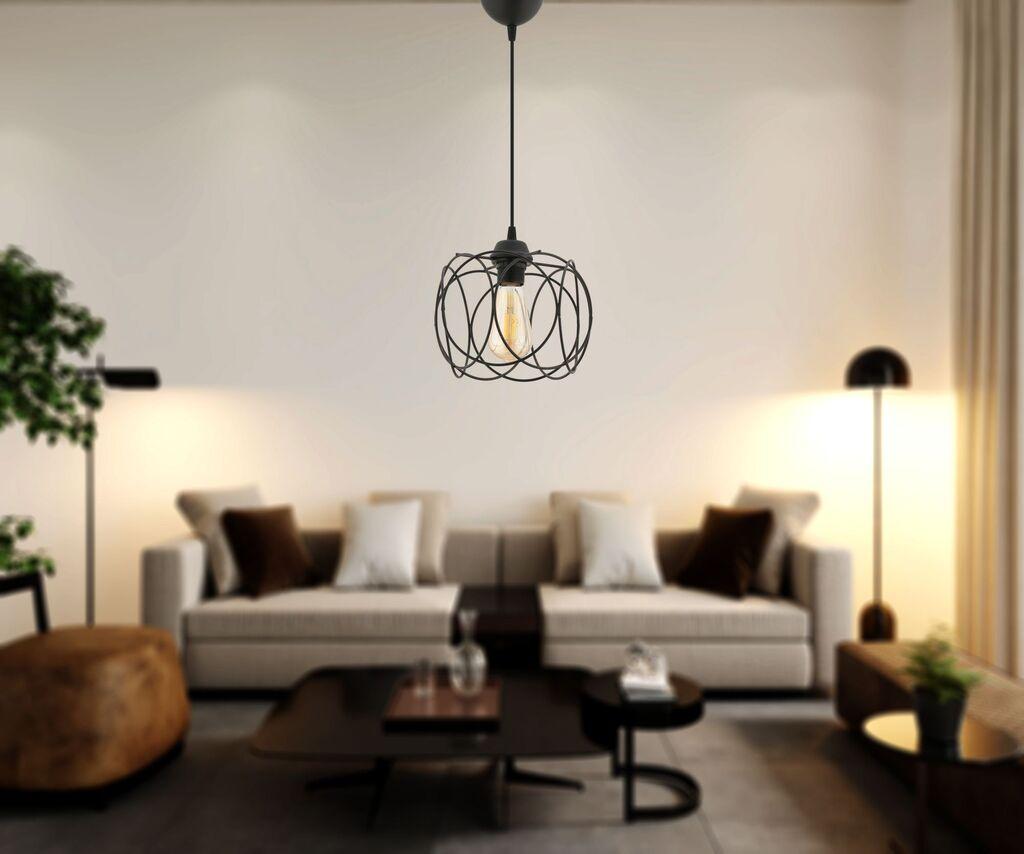 Opviq Luster Kruhovy, Crni
