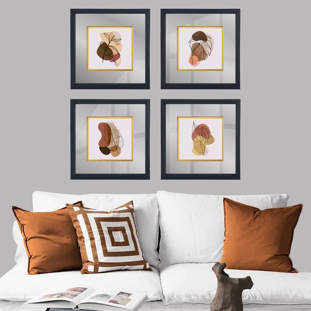 Wallity Set uramljenih slika CAM1894296091, 4 Dela