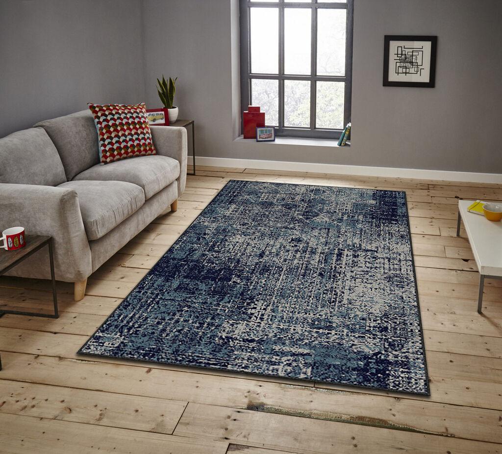 Conceptum Hypnose Tepih Asr Crpt-26, Pravougaoni, 100 x 180 cm, Petrolej