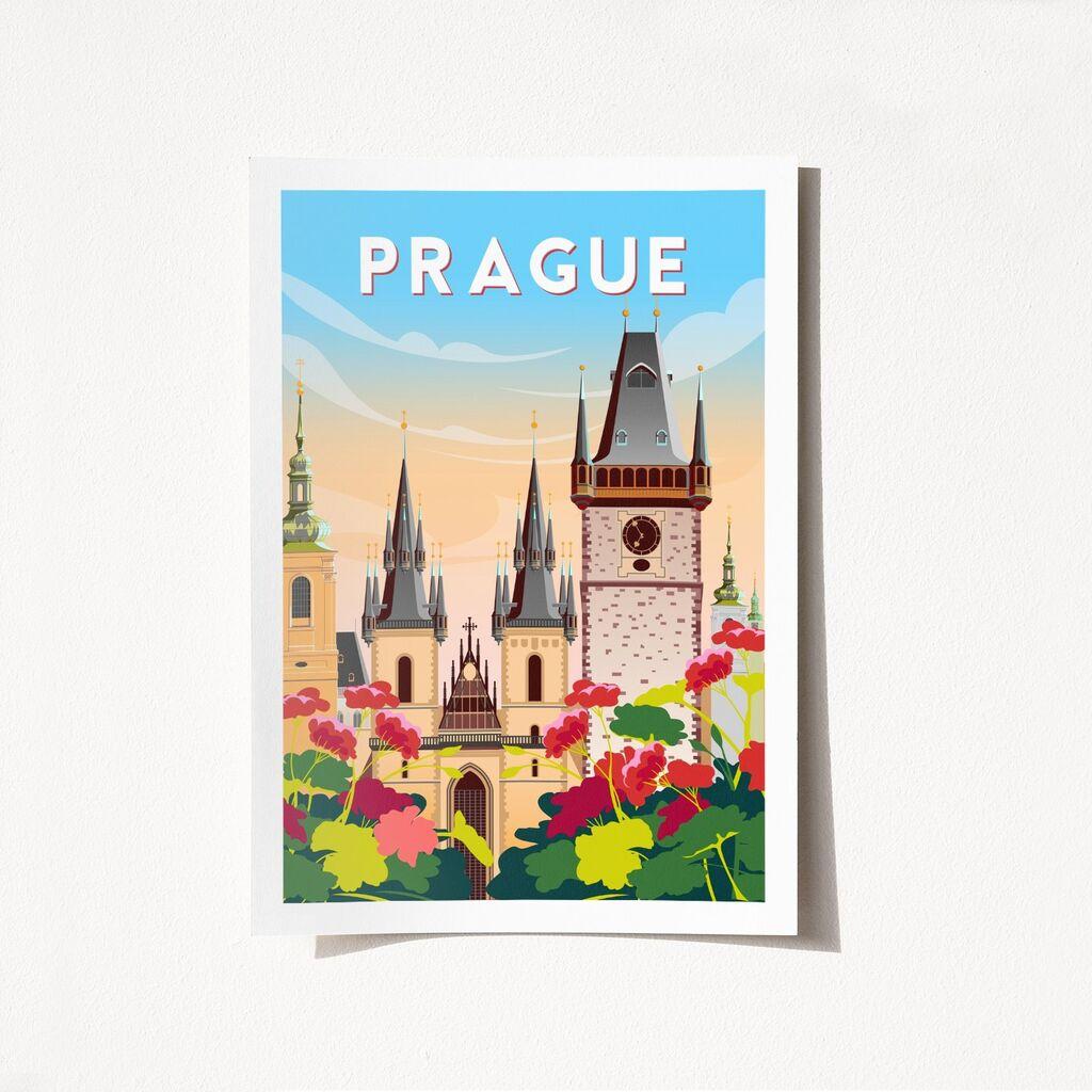 Wallity Poster Prague-2009, 50x70 cm