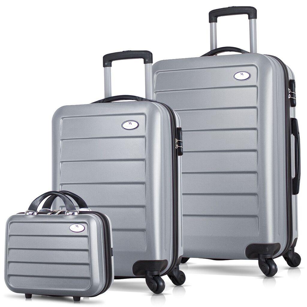 MyValice Set kofera 4872, 3 dela, Sivi