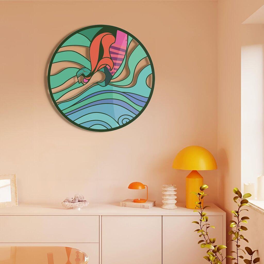 Wallity Zidna dekoracija Nature's Melody 69 x 69 cm