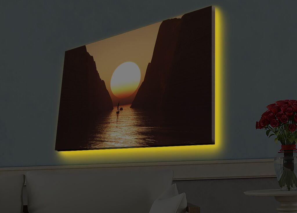 Wallity Slika sa LED osvetljenjem 4570HDACT-066, 45x70 cm