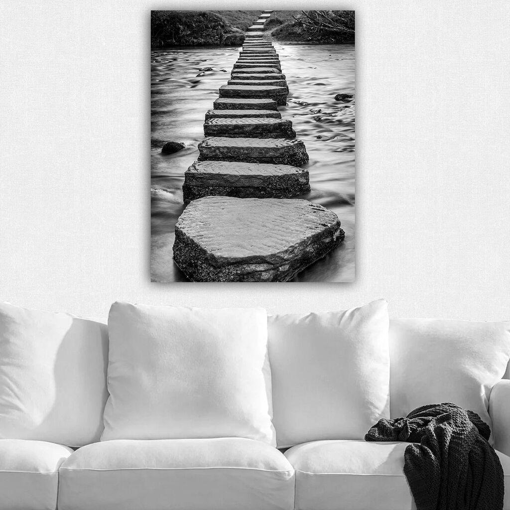 Wallity Dekorativna slika na platnu, 70x100cm, Šarena