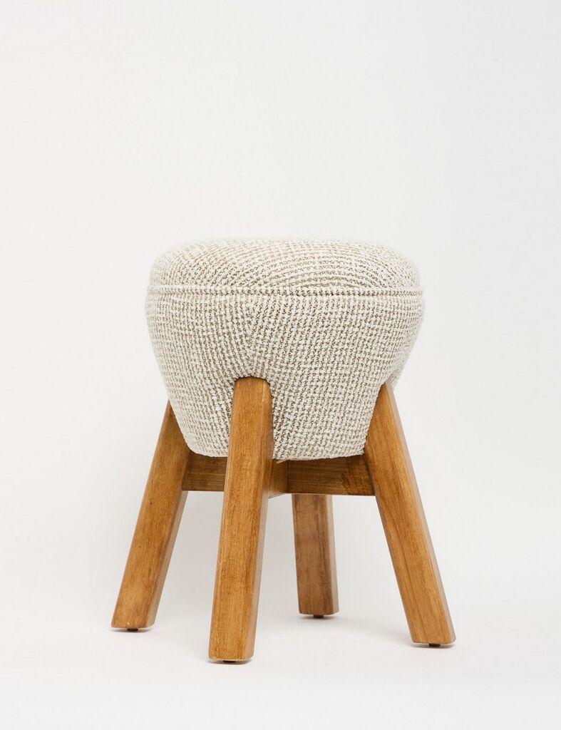 Atelier del Sofa Tabure Hermod, Krem