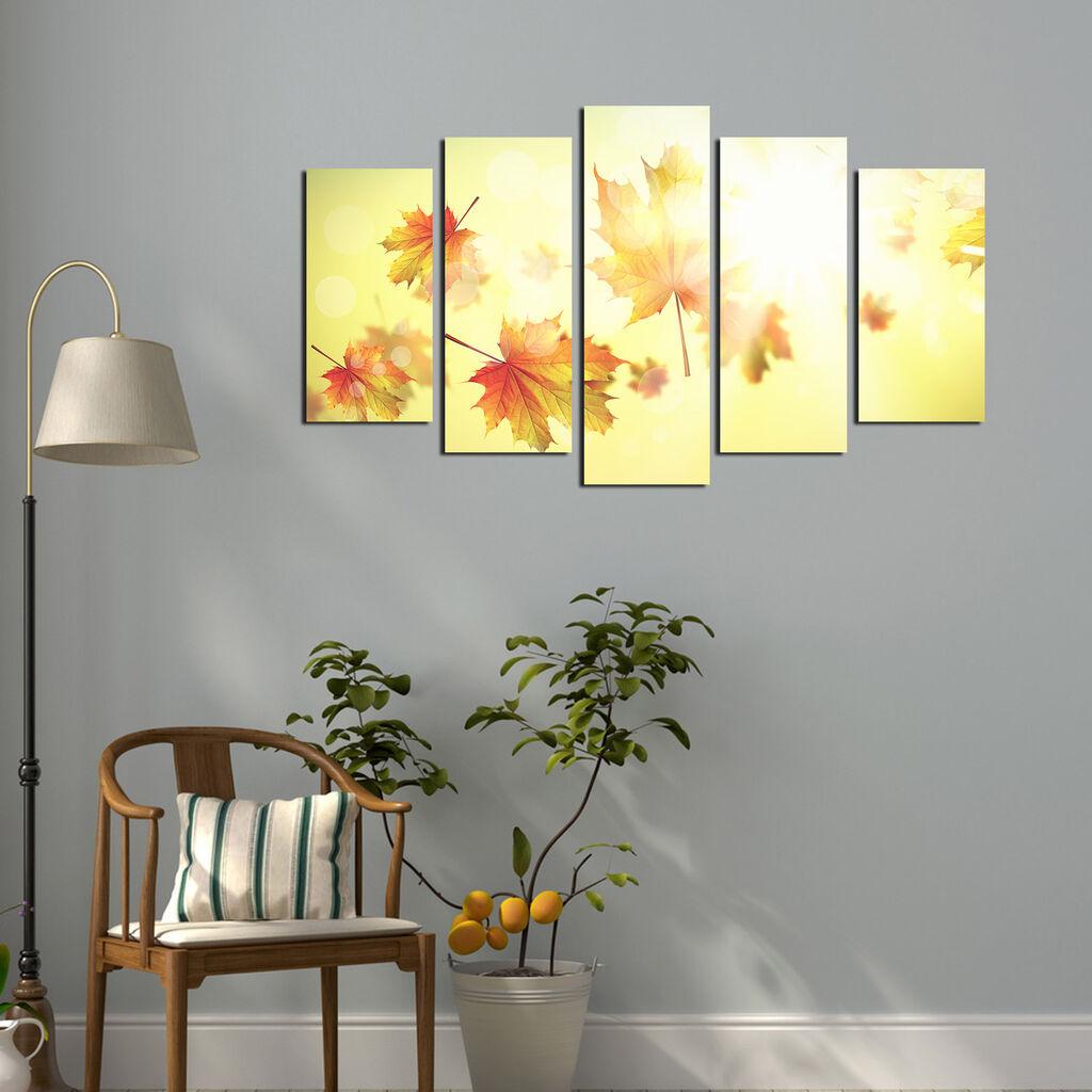 Wallity Set Slika 5ABSMDF-27, 5 Delova