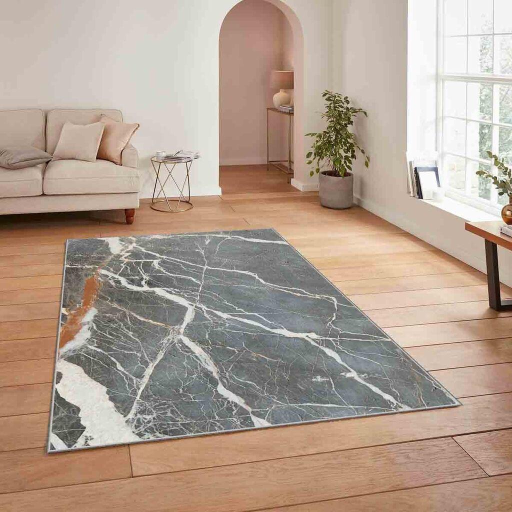 Conceptum Hypnose Tepih HM-CRP25-9, Pravougaoni, 80 x 140 cm, Sivi