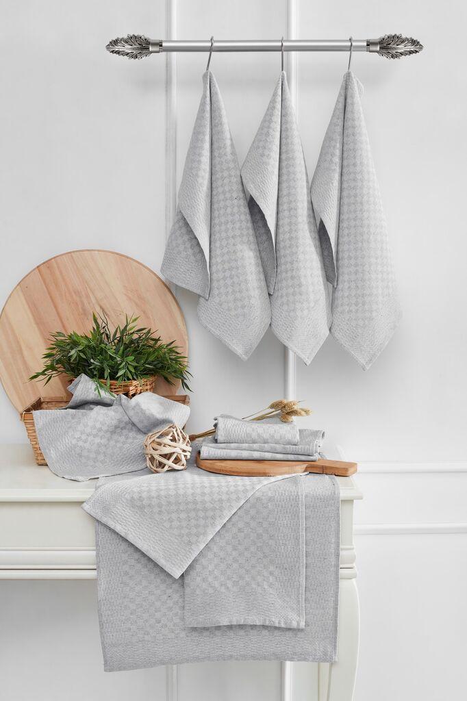 Hermia Lola Set kuhinjskih krpa, Sive