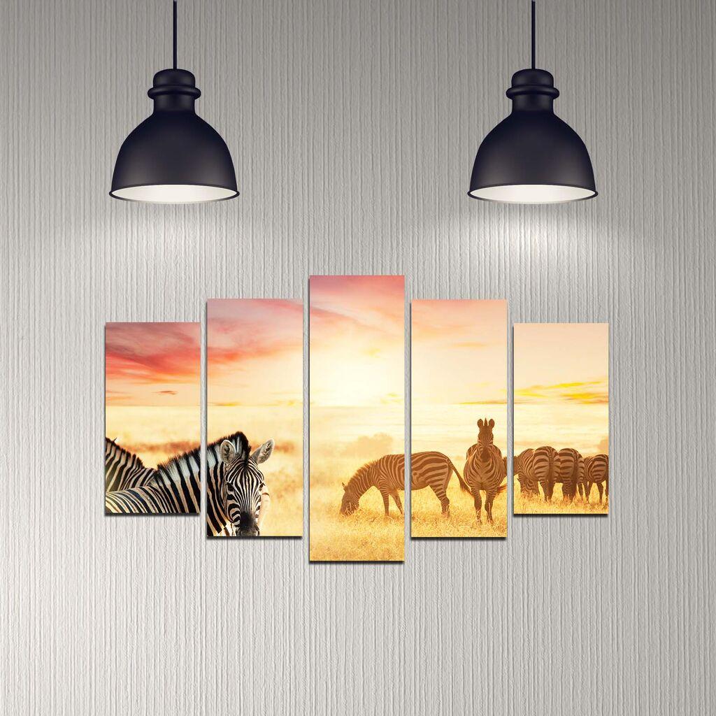 Wallity Set Slika 5DMDF-40, 5 Delova
