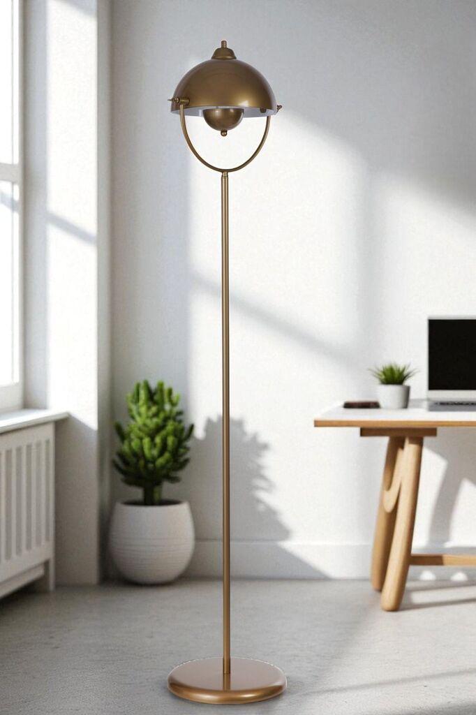 Opviq Podna lampa 8962-2, Zlatne boje