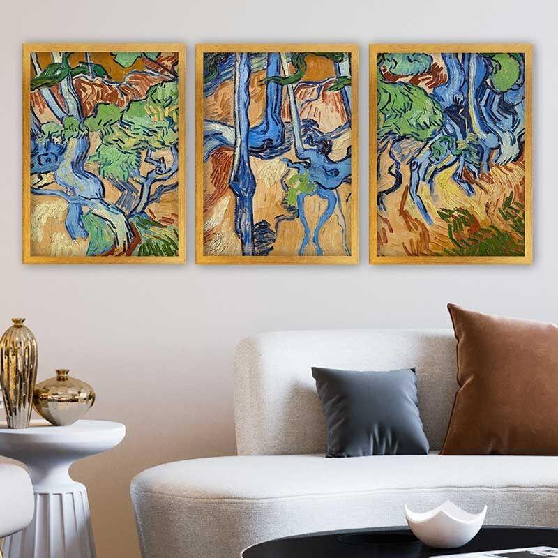 Wallity Set uramljenih slika 3AC_UN3868449, 3 Dela