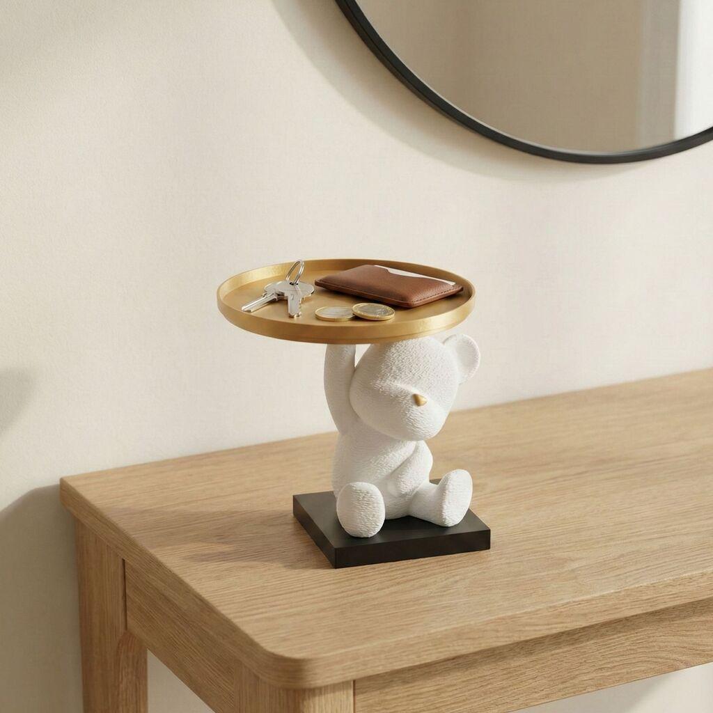Aberto Design Dekorativna figura Cutie Bear, Beli