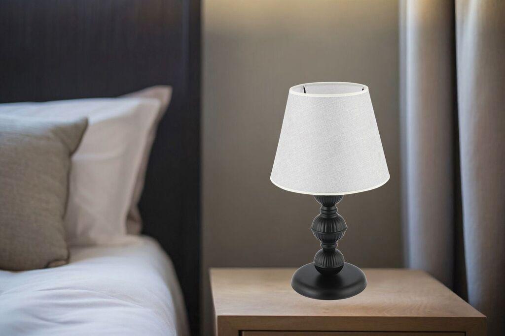 Opviq Stona lampa 301, 60 W, 45 cm, Svetlosiva