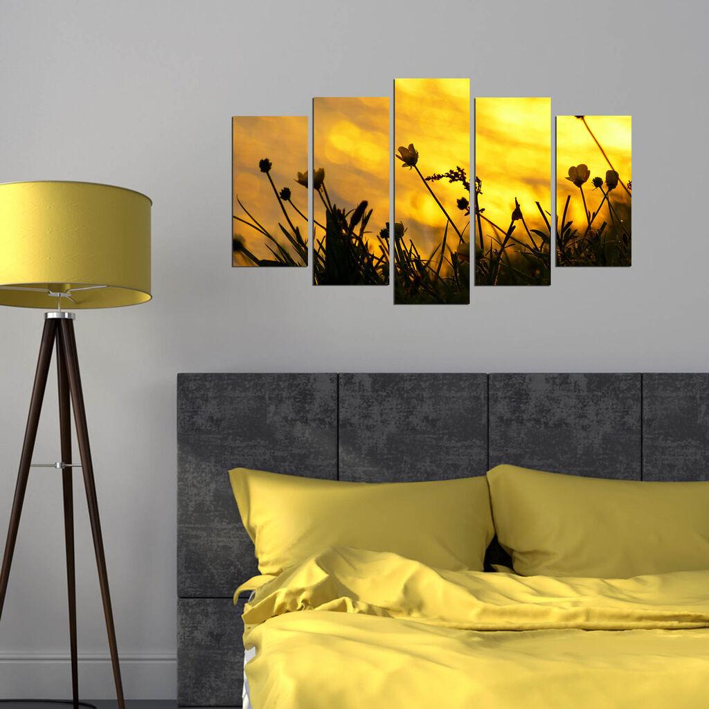 Wallity Set Slika 5MX-19, 5 Delova