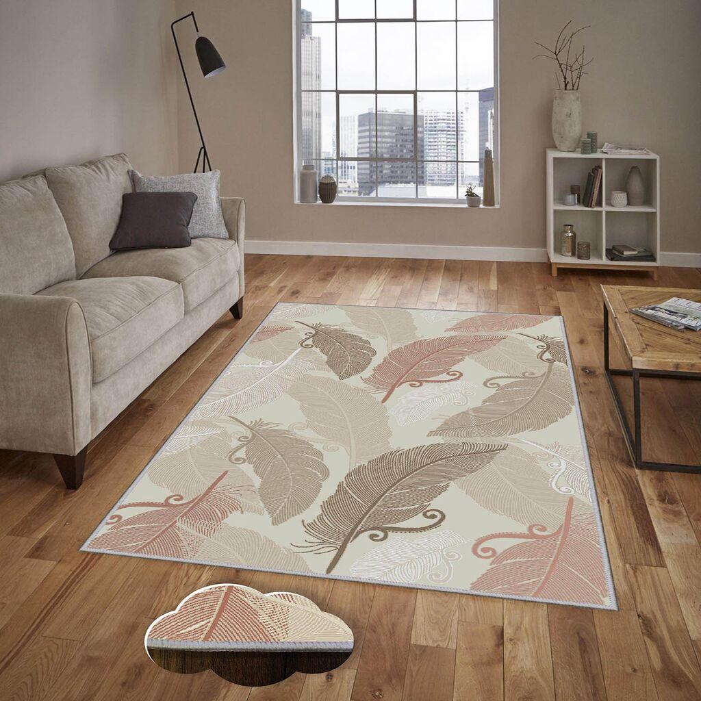 Conceptum Hypnose Tepih Eexfab1149, Pravougaoni, 80 x 120 cm, Krem-roze