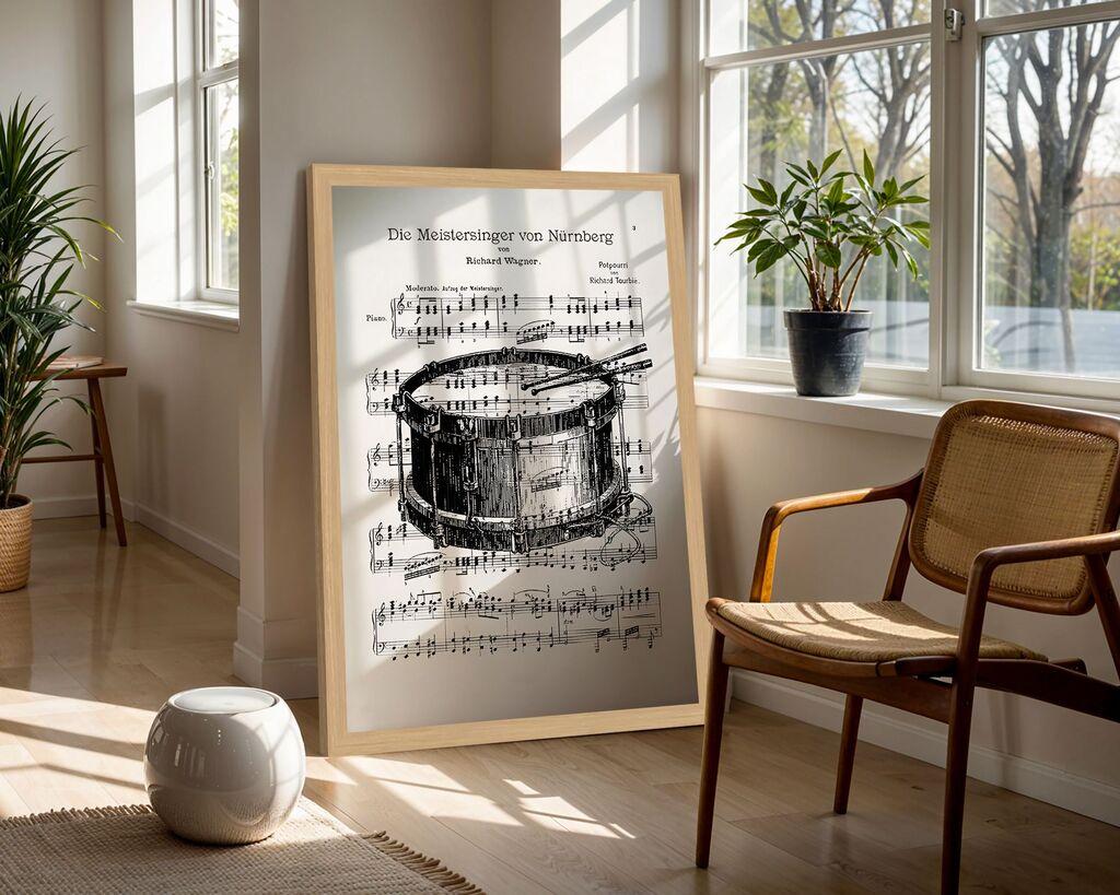 Wallity Dekorativna uramljena slika, 55x75cm, Šarena