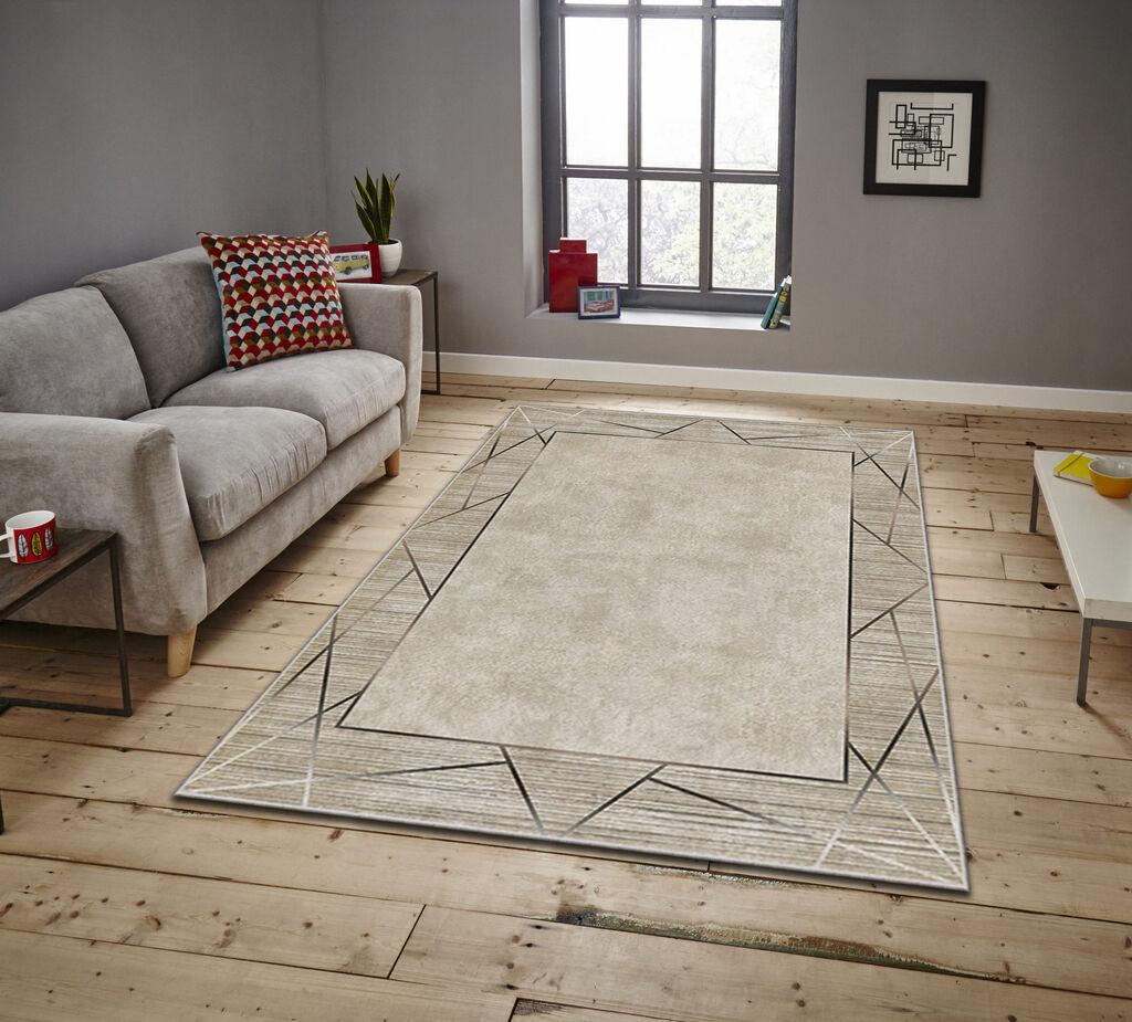 Conceptum Hypnose Tepih Asr Crpt-127, Pravougaoni, 80 x 140 cm, Krem